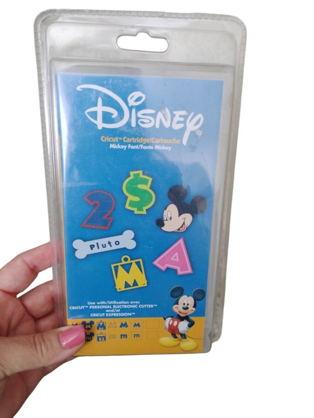 CRICUT Cartridge DieCut DISNEY MICKEY FONT Complete Fonte